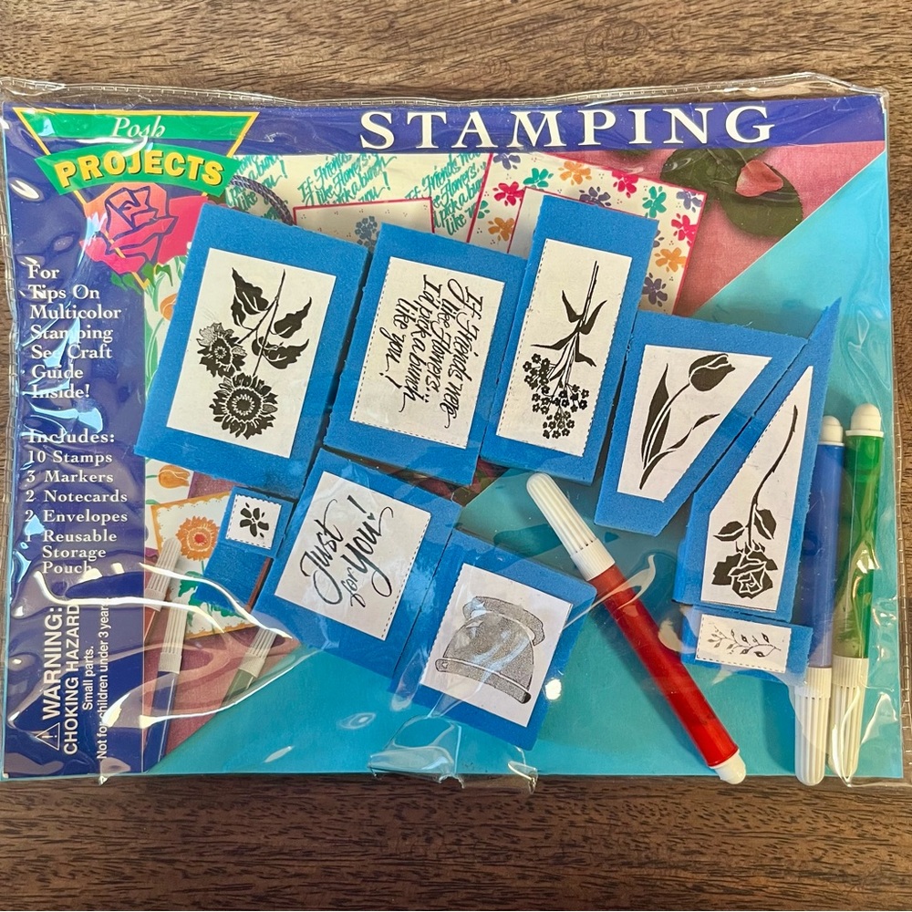 Posh Project Stamping Set The Rubber Stamp Factory